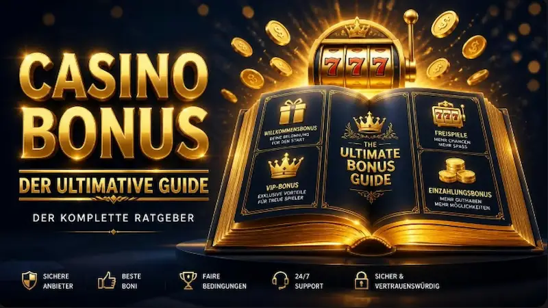 Bester Online Casino Bonus Guide: Alle Bonusarten und Vorteile 2026